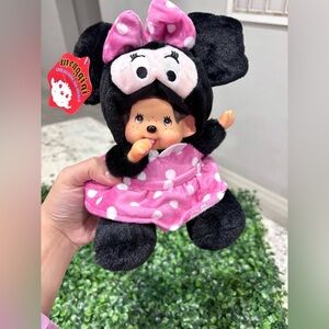 Plush Minnie Mouse Monchhichi